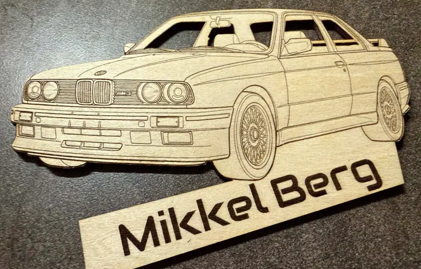 Navneskilt BMW